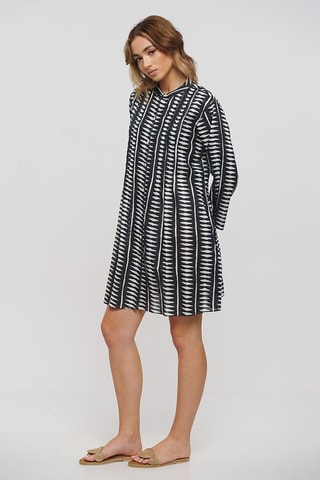 Abito a camicia - Nero e bianco