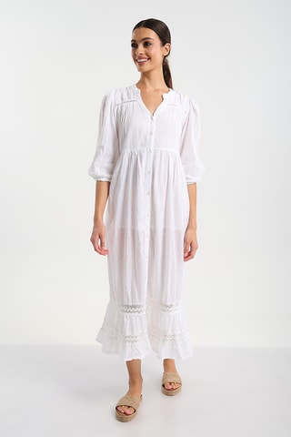 Abito a camicia - Bianco