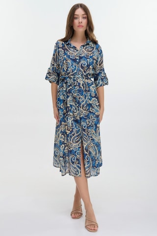 Camicia lunga - Blu