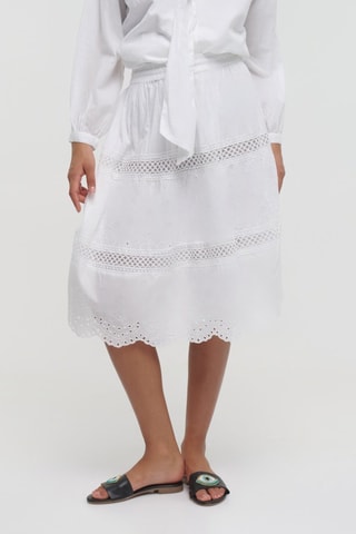 Gonna a campana - Bianco
