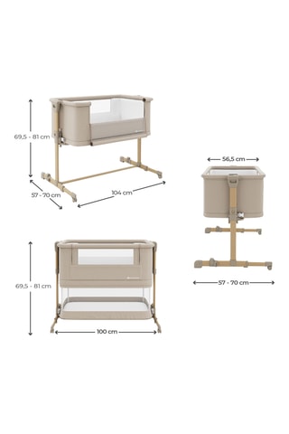 Berceau cododo Nestee Grow 2 - Dès la naissance - Jusqu'à 15 kg - Beige