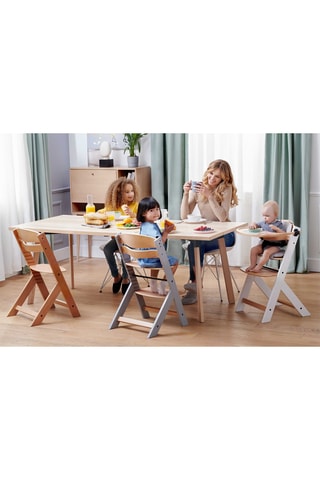 Chaise haute 2-en-1 en hêtre Enock - Dès 6 mois - Jusqu'à 35 kg