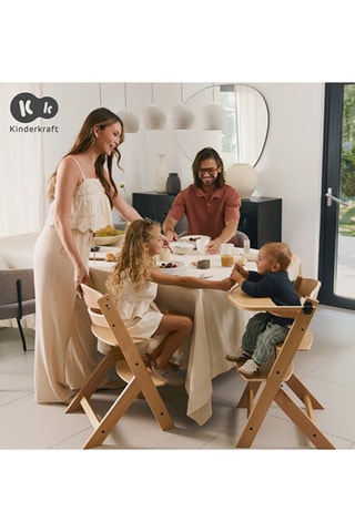 Chaise haute évolutive en hêtre Enock - Dès 6 mois - Jusqu'à 15 kg