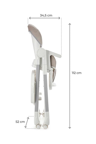 Chaise haute évolutive 3-en-1 Tulo - De 6 mois à 5 ans - Jusqu'à 15 kg