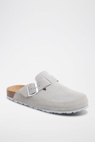 Nubuck Clogs - Grijs