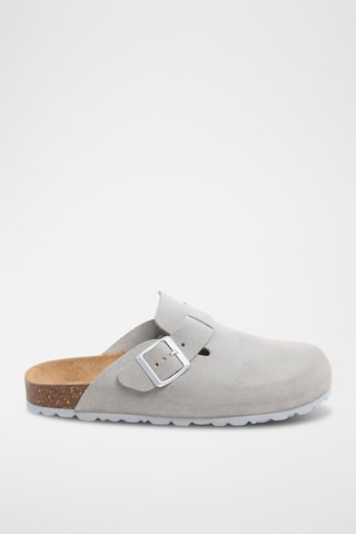 Nubuck Clogs - Grijs