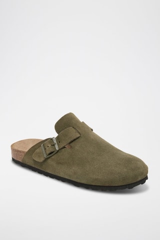 Nubuck Clogs Zueco - Groen