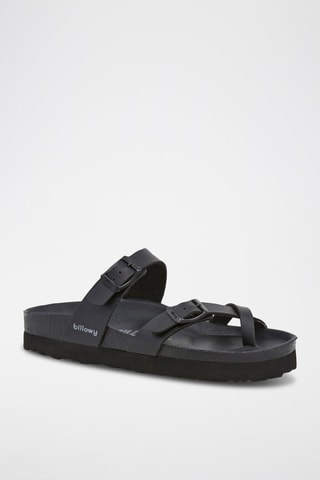 Platform Sandalen - Zwart