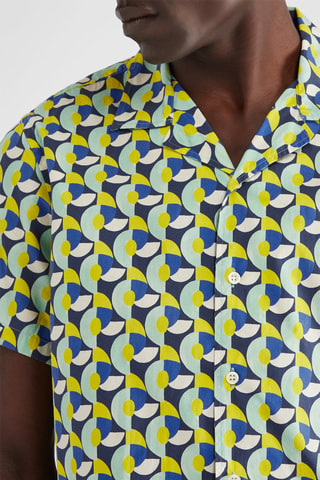 Camisa - Harmont & Blaine - Azul y amarillo