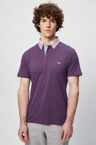 Polo - Harmont & Blaine - Blanco, azul y marrón