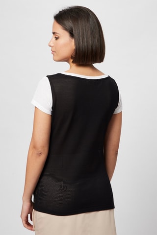 Camiseta - Harmont & Blaine - Negro y blanco