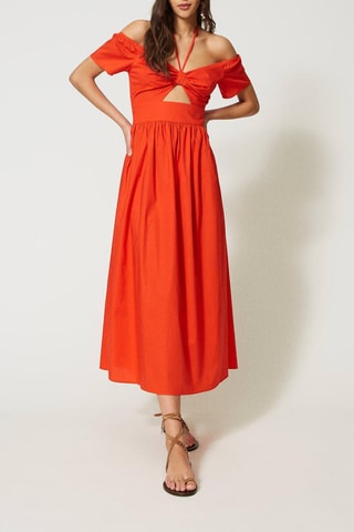 Vestido largo - Twinset - Naranja