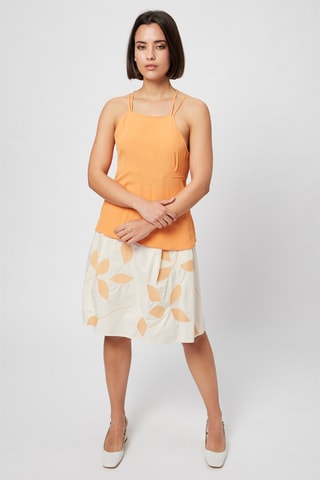 Top de seda - Harmont & Blaine - Naranja