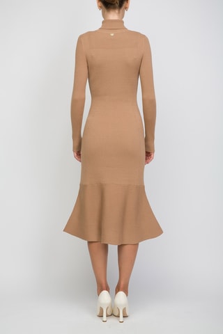 Vestido jersey - Marrón