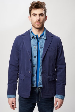 Chaqueta efecto doble prenda - Harmont & Blaine Jeans - Azul