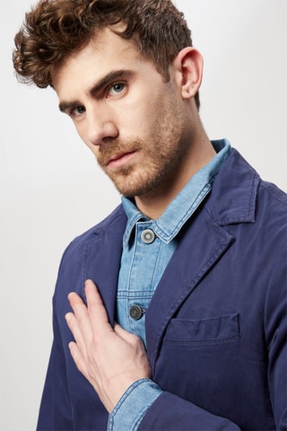 Chaqueta efecto doble prenda - Harmont & Blaine Jeans - Azul
