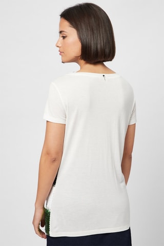 Camiseta - Harmont & Blaine - Blanco, negro y rojo