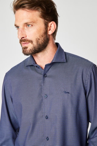 Camisa - Harmont & Blaine - Blanco y azul