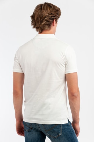 Polo - Harmont & Blaine Jeans - Blanco, naranja y verde