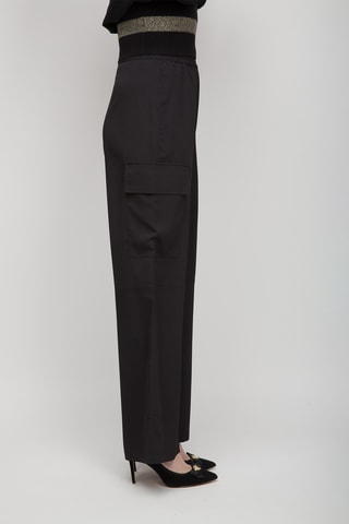 Pantalón - Twinset - Blanco, negro y beige