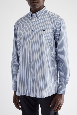 Camisa - Harmont & Blaine - Blanco y azul