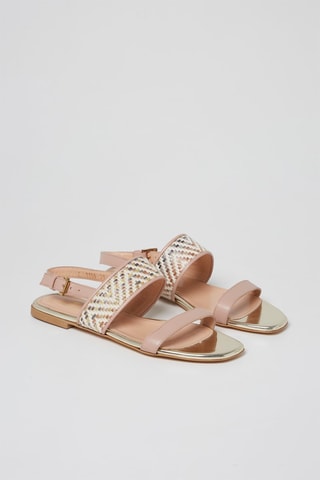 Sandalias de piel - Harmont & Blaine - Blanco, negro y gris