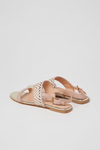 Sandalias de piel - Harmont & Blaine - Blanco, negro y gris
