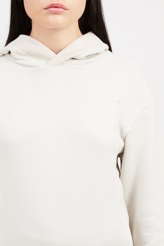 Sudadera con capucha - Blanco y gris