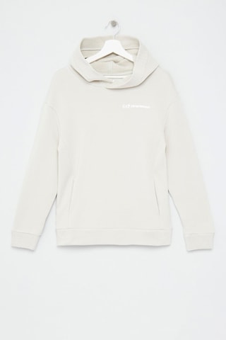 Sudadera con capucha - Blanco y gris