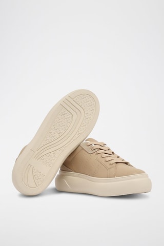Zapatillas de piel - Beige