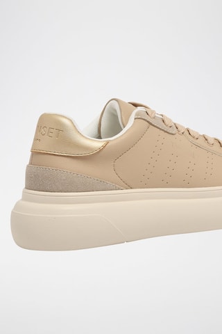 Zapatillas de piel - Beige