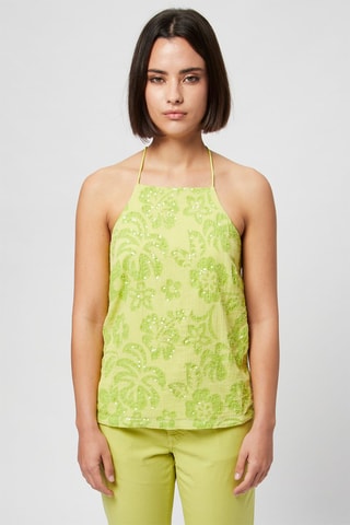 Top - Harmont & Blaine - Blanco y verde