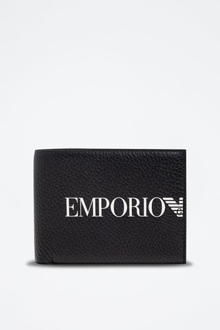 Cartera de piel - Blanco y negro