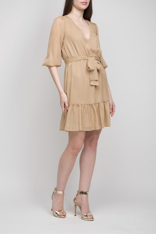 Vestido corto - Beige