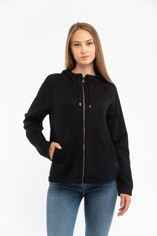 Chaqueta con capucha - Azul