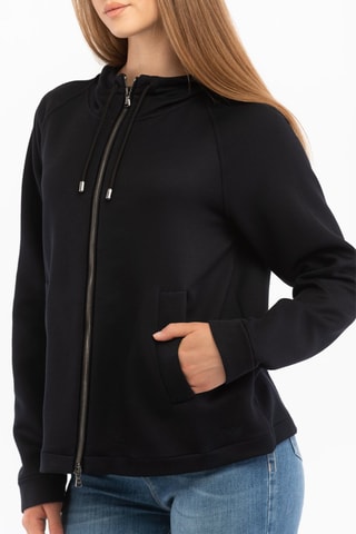 Chaqueta con capucha - Azul