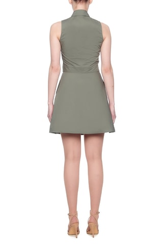 Vestido trapecio - Verde
