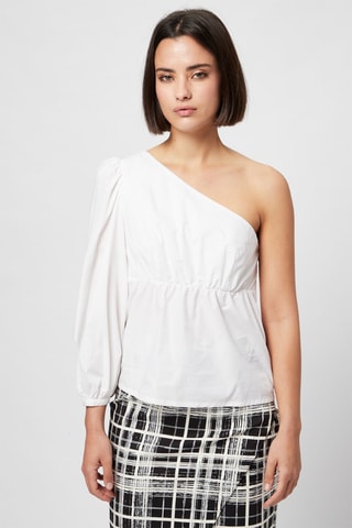 Blusa asimétrica- Harmont & Blaine - Blanco