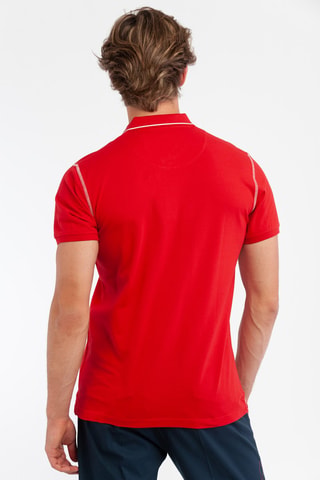 Polo - Harmont & Blaine Jeans - Blanco, rojo y verde