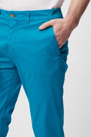 Pantalón recto - Harmont & Blaine - Azul y naranja