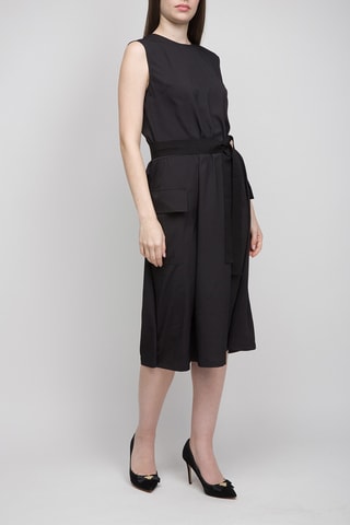 Vestido midi - Negro