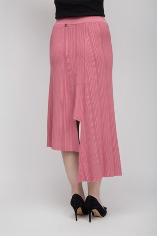 Falda larga - Rosa