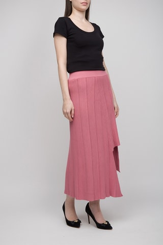 Falda larga - Rosa