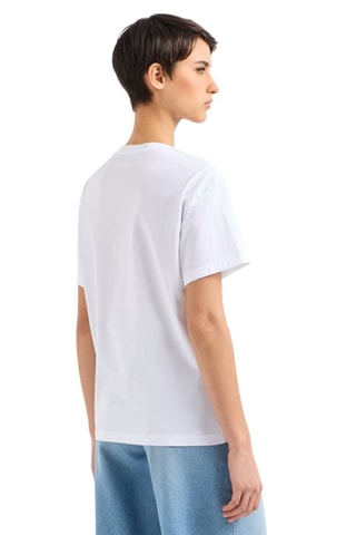 Camiseta - Blanco y azul