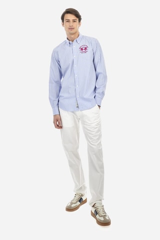 Camisa regular fit - Azul