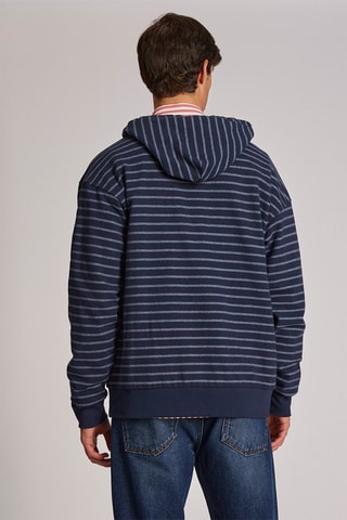 Sudadera polar con capucha - Azul