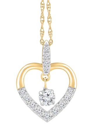Collar - Oro amarillo y diamantes