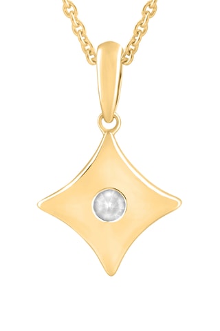 Collar - Oro amarillo y diamante
