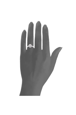 Solitario - Oro blanco y diamantes