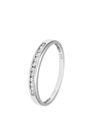 Alianza  -  Oro blanco y diamantes